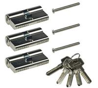 Set de cylindre de verrouillage 3x 60mm (30+30mm)
