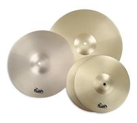 Set de Cymbales Batterie 13" HiHat 16" Crash 18" Crash Ride pour Debutants