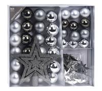 Set de décoration de Noël 45 pcs. boules de Noël décoration plusieurs choix