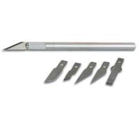 Set de découpe de précision Velleman, avec supports et lames, 7 pièces