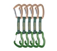 Set de dégaines Beal Zest 11cm Pack de 5 vert mat