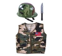Set De Déguisement Enfant Militaire Multicolore TU
