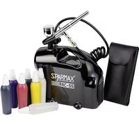 Set de démarrage aérographe Sparmax SK-55 SK-55 avec compresseur double action