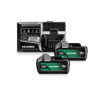 Kit de démarrage HIKOKI (2x batteries BSL 1850MA (18V / 5,0 Ah) et chargeur rapide UC18YSL3) UC18YSL3WKZ