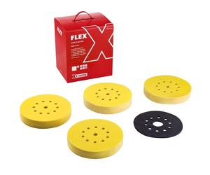 Set de démarrage papier abrasif FLEX D225 ST-Set VE5 mur/plafond Xtreme