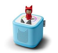 Set de démarrage Toniebox 2, jouet éducatif avec amélioration de la parole pour les tout-petits, certifié 1+, lecteur audio sans écran avec Creative Tonie Rubie - Bleu