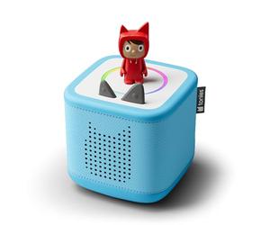 Set de démarrage Toniebox 2, jouet éducatif avec amélioration de la parole pour les tout-petits, certifié 1+, lecteur audio sans écran avec Creative Tonie Rubie - Bleu