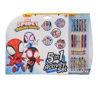 Set de dessin Canenco Marvel Spidey and his amazing friends 5 en 1 Activity set Multicolore G