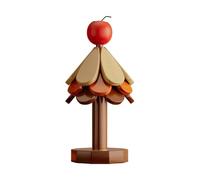 Set de dessous de plat en bois isolant en bois | Lot de dessous de verre pour poêles de cuisine, appartement, chambre à coucher, poêle, tasse, assiettes, bol
