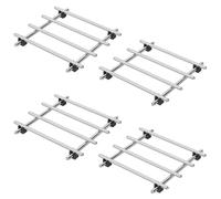 Set de dessous de plat en métal résistant à la chaleur, dessous de plat en métal, élégant et fonctionnel, pour casserole, poêle, plat à gratin et wok