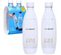 Set de deux bouteilles Sodastream Fuse 1L - transparent et blanc - compatible lave-vaisselle