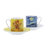 Set de deux tasses à café et soucoupe Enesco (Van Gogh)