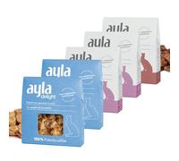Set de dinde de qualité supérieure pour chats : 5 x 28 g | 2 poitrines, 2 x cœur, 1 x foie | lyophilisé | Qualité humaine | Riche en vitamines | AYLA