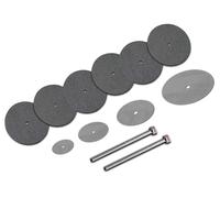 Set de disques à tronçonner 6 pcs + set de lames de scie 4 pcs Donau Elektronik 1739