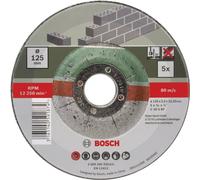 Set de disques à tronçonner à moyeu déporté pour la pierre, 5 pcs Bosch 2609256335