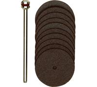 PROXXON 2228810 - Set 10 discos separadores corindón 22 mm + vástago, Gris