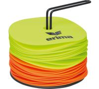 Erima Set de disques de marquage 7200711 – Mixte adulte, Jaune fluo, Taille 1