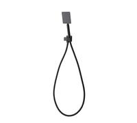 SET DE DOUCHE 3PC NOIR MAT AVEC PRISE D'EAU ET POMMEAU DE DOUCHE EXTRACTIBLE