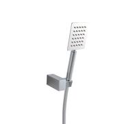SET DE DOUCHE 3PC SUPPORT MURAL ET POMMEAU DE DOUCHE EXTRACTIBLE EN ABS CHROMÉ