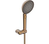 Set de douche à main Hansa 4717012081 mural, Ø 110 mm, 3 jets, bronze brossé