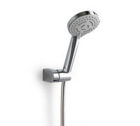 SET DE DOUCHE AVEC POMMEAU DE DOUCHE ET SUPPORT EN ABS, FLEXIBLE EN ACIER