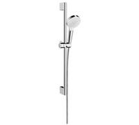 Set de douche Crometta Vario EcoSmart / Unica'Croma 0,65 m blanc/chromé - Hansgrohe
