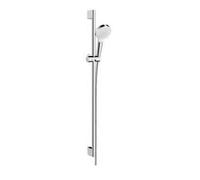 Set de douche - HANSGROHE - Crometta Vario - 2 jets - Barre haute 0,90 m - QuickClean
