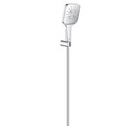 GROHE Douche murale Rainshower 26589000 – 3 modes de jet, limiteur de débit 9,5 l/min – chromé