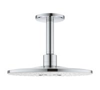 GROHE Rainshower SmartActive 310 Hoofddouche - 31cm - 2 straalsoorten - plafondarm 14.2cm - moon white/chroom 26477ls0