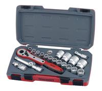 Set de douilles 1/2 6 pans de 21 pièces Teng Tools T1221-6