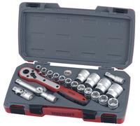 Set de douilles 1/2 6 pans de 21 pièces Teng Tools T1221-6