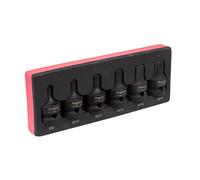 Sealey AK5608 Impact Douille Embout Spline Set 6pc 1.3cmSq Drive