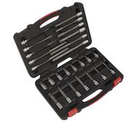 Set De Douilles À Spline Sealey 26 Pièces 3/8" Carré - Série Platine AK89002