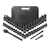 Set de douilles - Ensemble de douilles à cliquet | Ensembles de clés à combinaison | Outil mécanique à fonctions multiples de traction pour réparation automobile entretien Mo