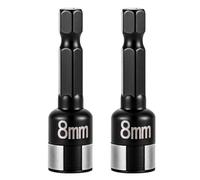 Set De Douilles Hexagonales Métriques | 2 pièces outil non magnétique pour réparation véhicule,Douille Pour Perceuse Et Tournevis,Pour Bricolage Mécanique Vélo Meuble Voiture Camion Atelier Garage Dom