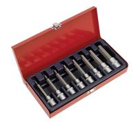 Set De Douilles Hexagonales Sealey 8 Pièces 1/2" Carré Drive Métrique AK9310