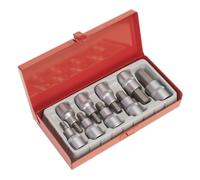Set De Douilles Hexagonales Sealey 9 Pièces 1/2" Carré Drive AK620