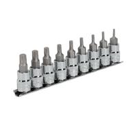 Set De Douilles Sealey TRX-P 9 Pièces 3/8" Carré 50Mm AK6222