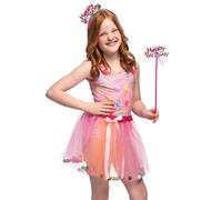 Set De Fée Happy Birthday Fille Rose