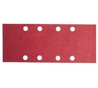 set de feuilles abrasives 93x230 mm RW, 8 trous, fixation étrier - 10 pièces
