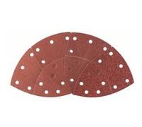 Bosch Feuilles abrasives ponceuse Multi 2607017112 25 pièces auto-agrippant perforé Grains 40/80/120