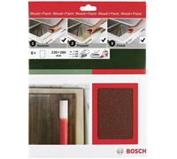 Set de feuilles abrasives pour ponçage manuel Bosch Accessories 2609256C39 Grain 60, 120, 240 (L x l) 230 mm x 280 mm 1 set