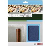 Set de feuilles abrasives pour ponçage manuel Bosch Accessories 2609256C43