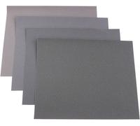 Set de feuilles abrasives pour ponçage manuel kwb 812319 Grain 60, 80, 150, 180 (L x l) 280 mm x 230