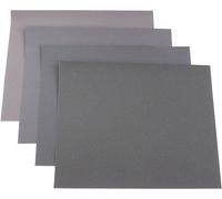 KWB Feuille abrasive imperméable 230×280 Carbure de silicium, 180/240/400/600, encollage résine