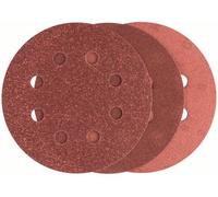 Bosch Feuilles abrasives 2607019496 pour ponceuse excentrique 115 mm Grain 80-140 25 pièces