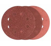 Set de feuilles abrasives pour ponceuse excentrique avec bande auto-agrippante, perforé Bosch Acces