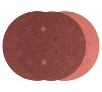 Set de feuilles abrasives pour ponceuse excentrique avec bande auto-agrippante, perforé Bosch Accessories 2607019497 Grain 80