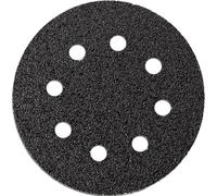 FEIN Set de feuilles abrasives grana 40,60,80 Ø 115 mm, Condit. 12 Pce, pour les surfaces dures comme les vernis clairs (p. ex. vernis pour parquet) ou le métal. perforées, fixation auto-agrippante.