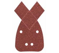 Set de feuilles abrasives pour ponceuse Multi avec bande auto-agrippante, perforé Bosch Accessories 2607017113 Grain 80, 120, 180